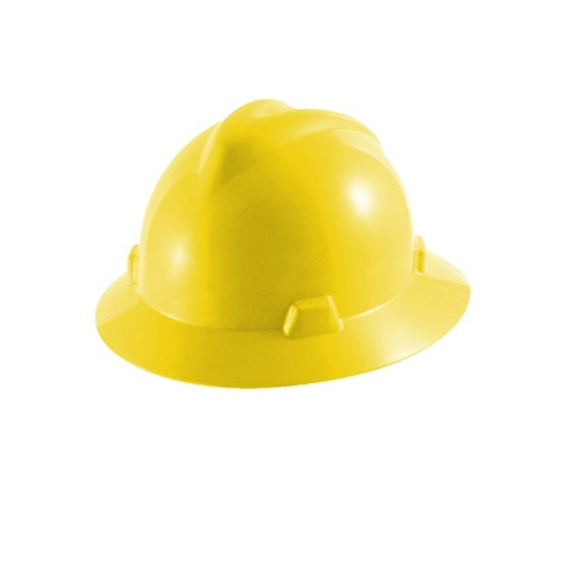 หมวกนิรภัย MSA แบบปีกรอบ สีเหลือง