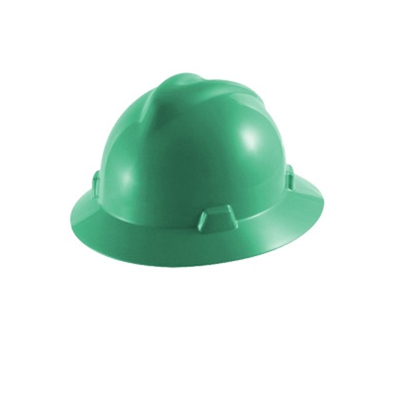 หมวกนิรภัย MSA แบบปีกรอบ สีเขียว