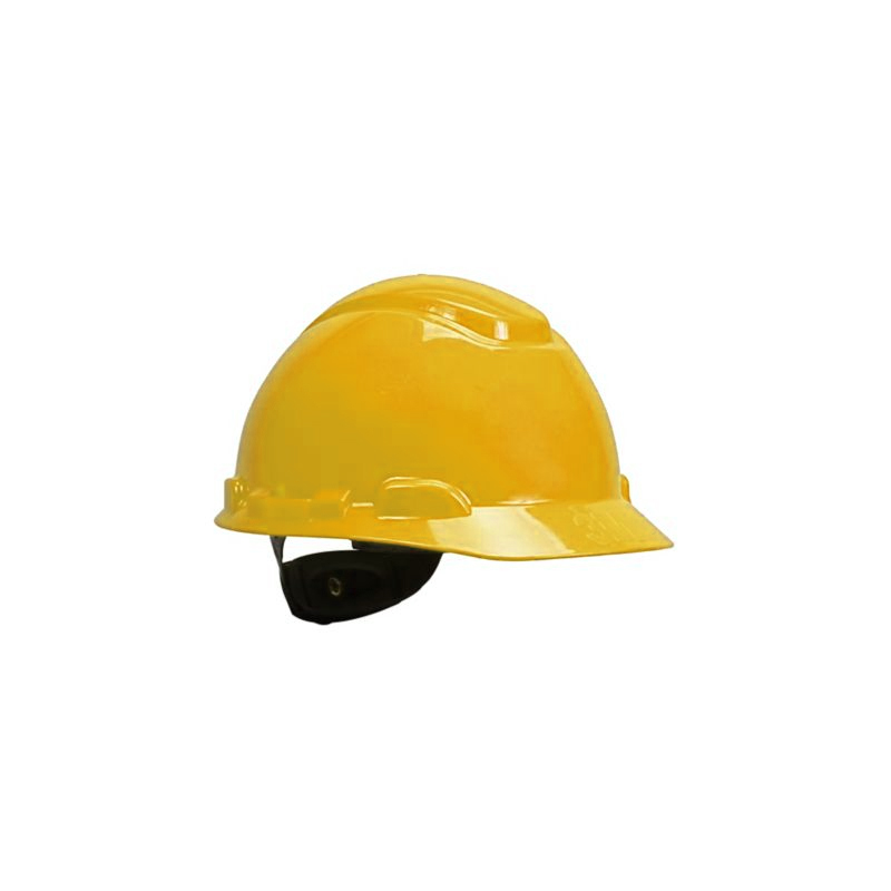 หมวกนิรภัย แบบปรับหมุน สีเหลือง รุ่น H-702R