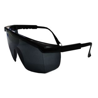แว่นตานิรภัย SF026 เลนส์ดำกรอบดำ