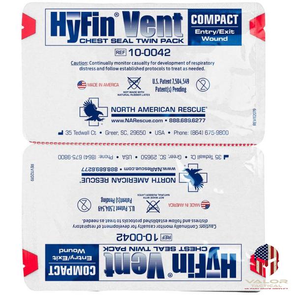 North American Rescue - HYFIN VENT CHEST SEAL [ COMPACT / TWIN PACK ]