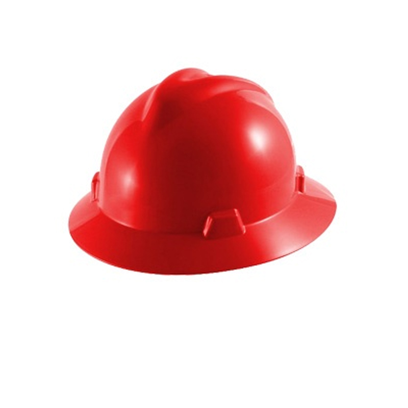 หมวกนิรภัย MSA แบบปีกรอบ สีแดง