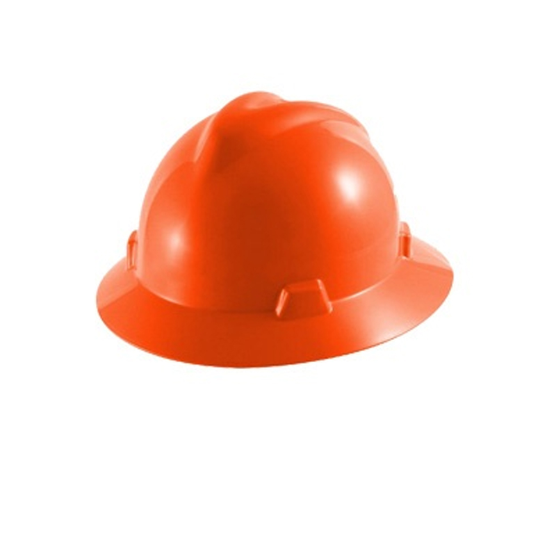หมวกนิรภัย MSA แบบปีกรอบ สีส้ม