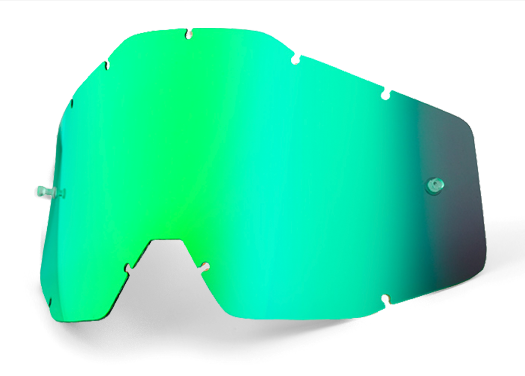 RACECRAFT/ACCURI/STRATA - Replacement Lens - Green Mirror/Smoke